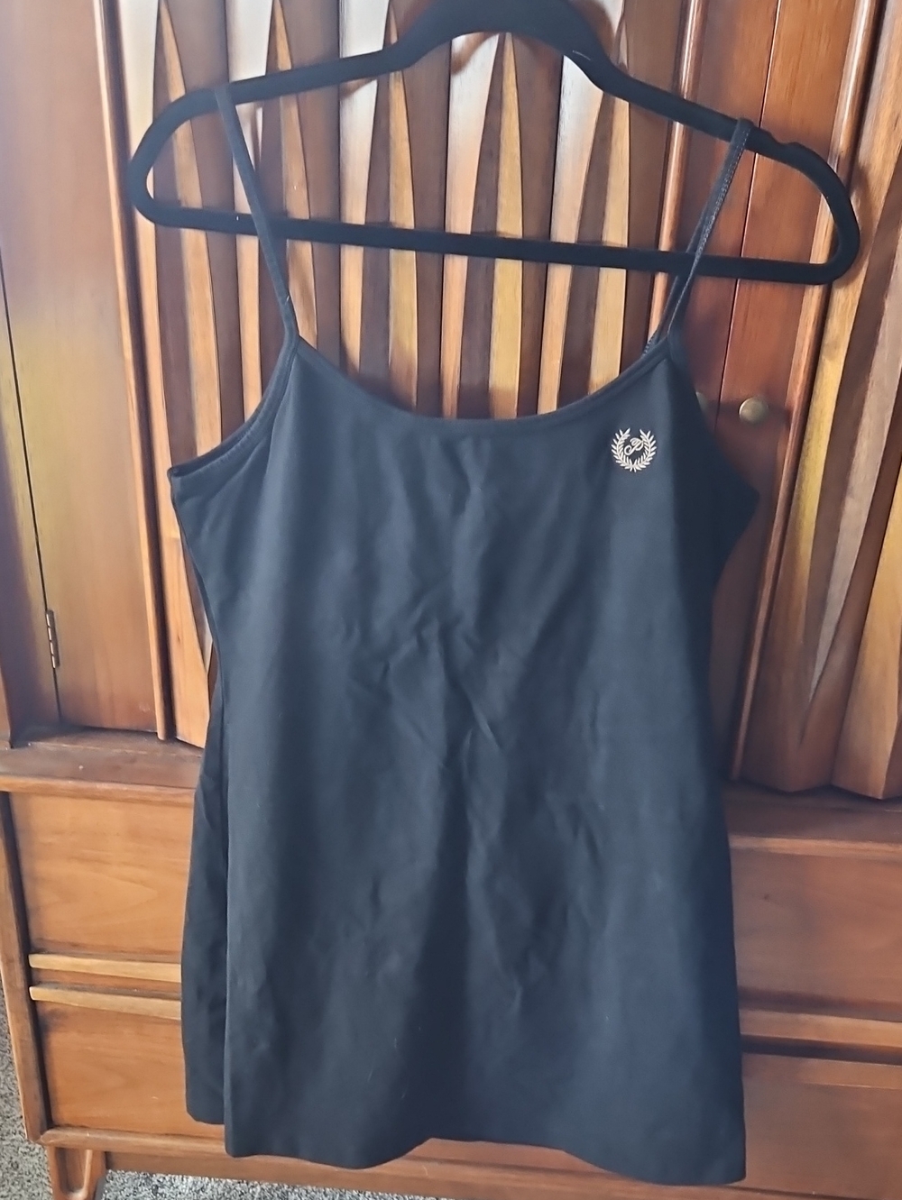 Black Women's Spaghetti Strap Tank Dress -